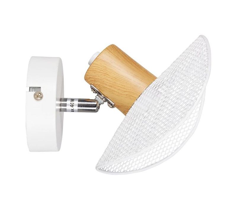 Applique Spot Orientable Métal Hyde Blanc