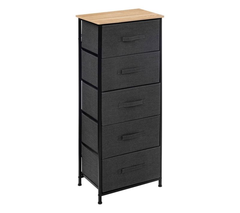 Meuble De Rangement 5 Tiroirs Tissa