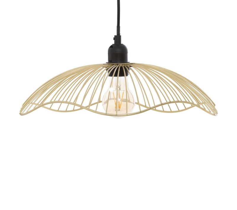 Suspension Métal Filaire Galt Doré D34