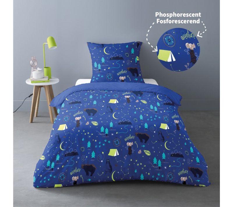 Housse De Couette 140x200 Louis + 1 Taie 100% Coton