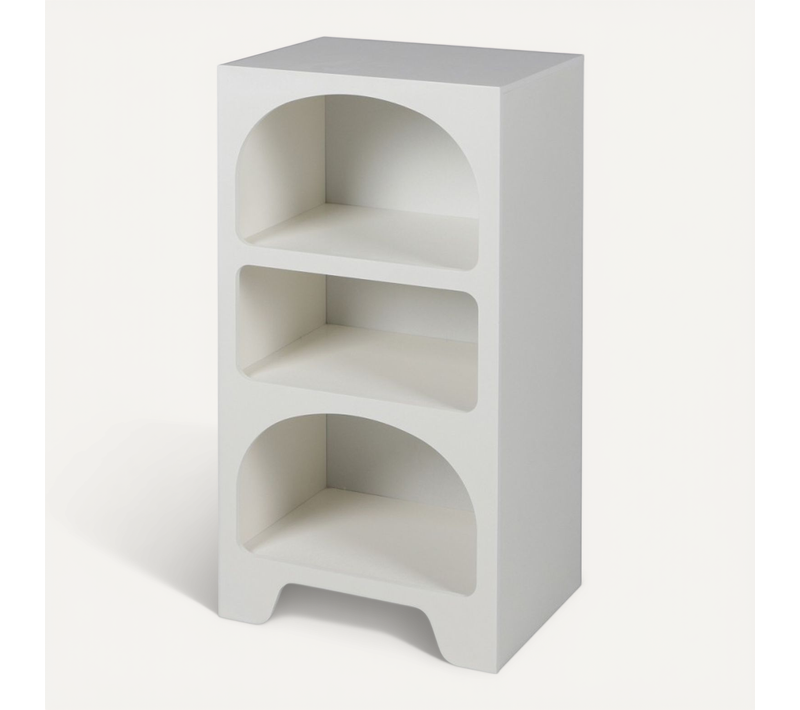 Etagère Blanche 3 Niches Design Organique