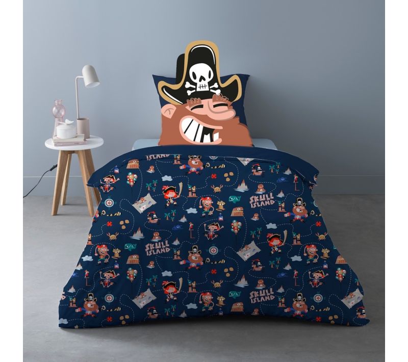 Housse De Couette 140x200 Sparrow + 1 Taie 100% Coton