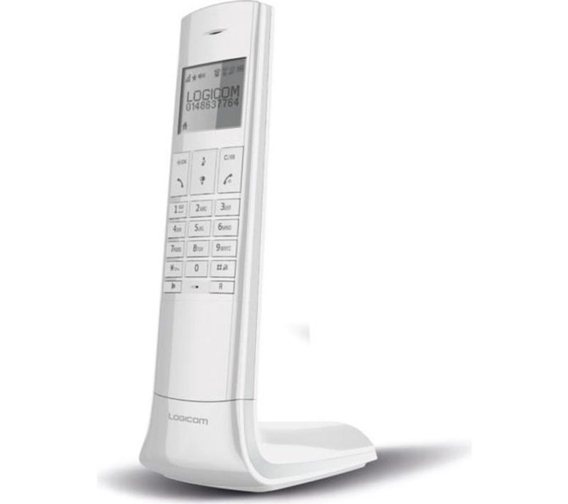 Luxia 150 Solo Téléphone Sans Fil Sans Répondeur Blanc Gris