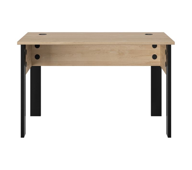 Bureau L. 120 cm FARO imitation Chêne et noir