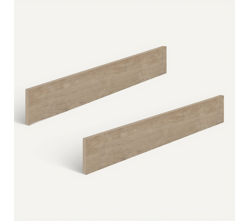 Option 2 Pans 140 Cm Marcel Naturel Imitation Chêne Blond-noir