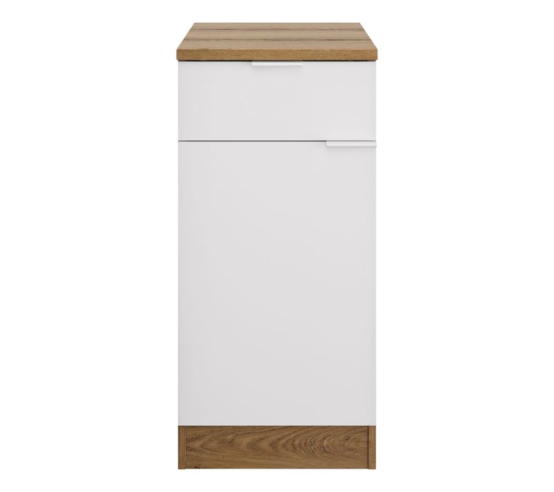 Bas 40 cm 1p 1t EDEN chêne - blanc