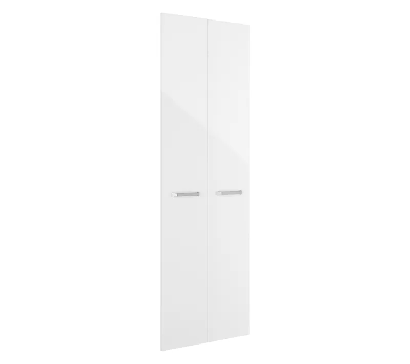 Option 2 portes H. 210 cm ELIO blanc laqué