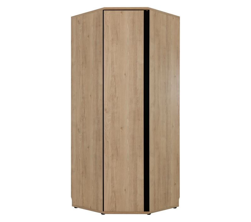 Dressing d'angle 1 PORTE BRUGGES  imitation Châtaignier