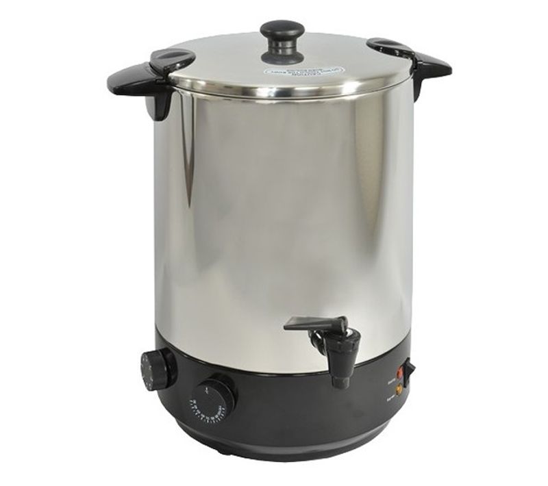 Stérilisateur De Bocaux Électrique Inox Avec Robinet Et Minuteur 19l 1650w - Zj-200td