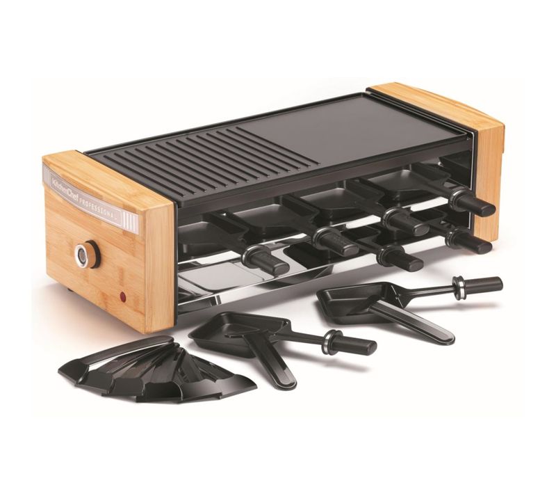 Appareil à Raclette 8 Personnes 1200w Kc.woodlux8