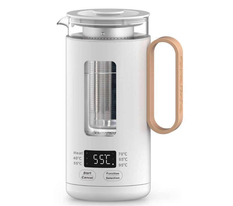 Bouilloire-théière 2en1 0.5l 500w Blanc - Teazen évolution