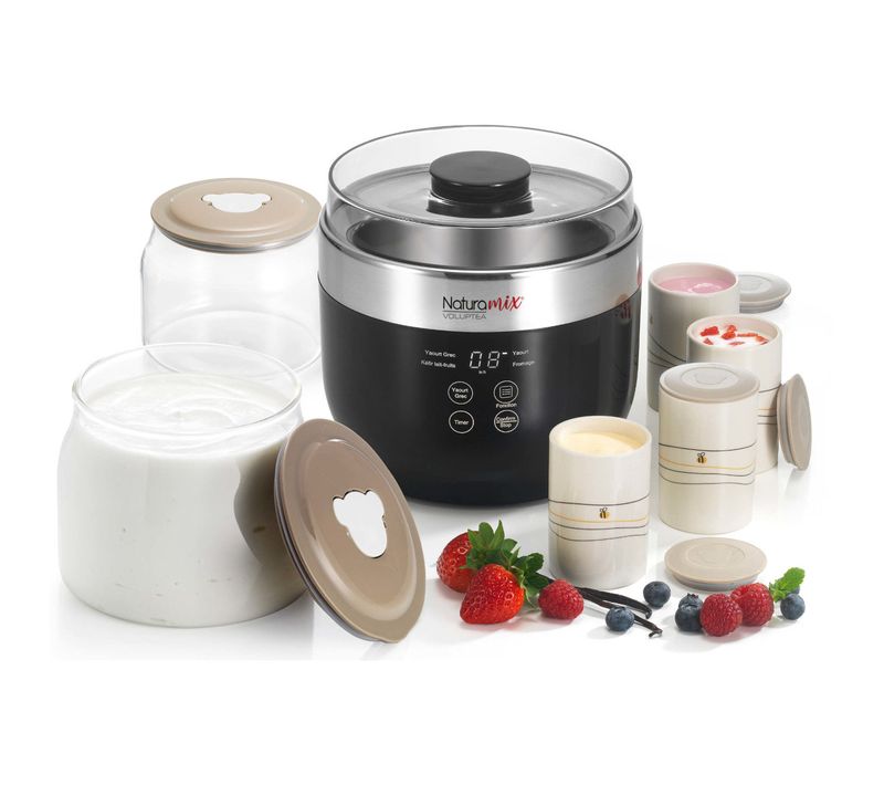 Yaourtière Et Fromagère 6 Pots de 150 ml 20W Voluptea