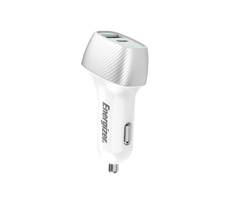 Chargeur Voiture 38 W - 1 Port Usb-c et 1 Port Usb-a - Chargeur Allume-cigare - Design Ca