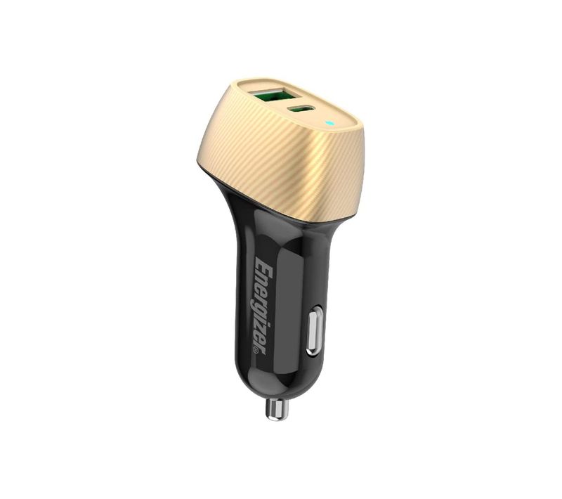 Chargeur Voiture 38 W - 1 Port Usb-c et 1 Port Usb-a - Chargeur Allume-cigare - Design Ca