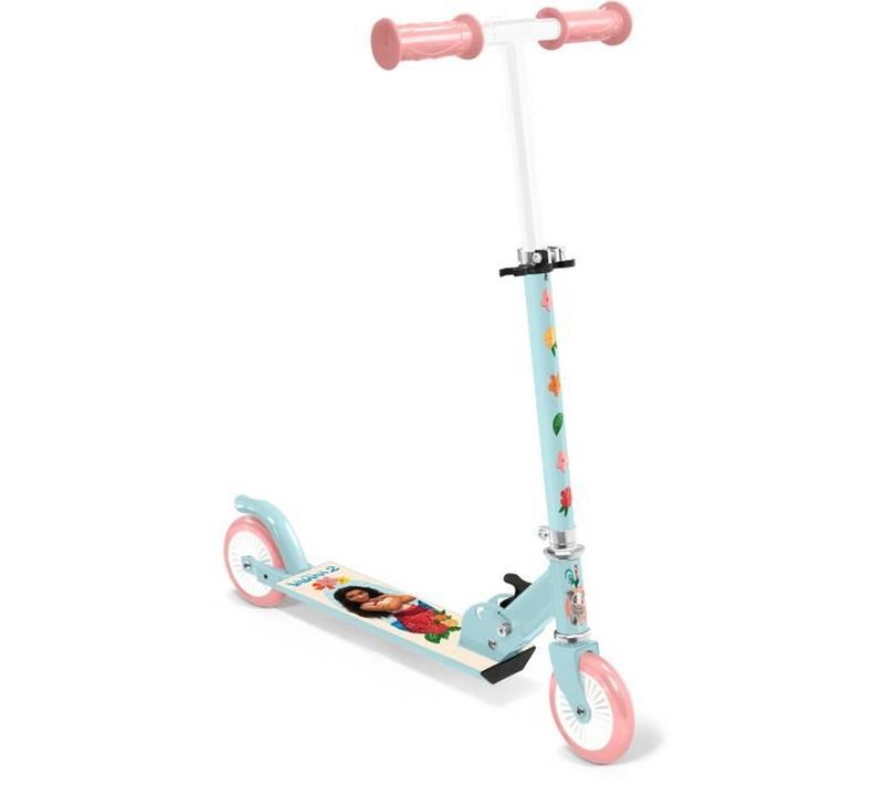 Trottinette Pliable 2 Roues Vaiana - 5+ Ans, Cadre Aluminium, Roues 120 Mm