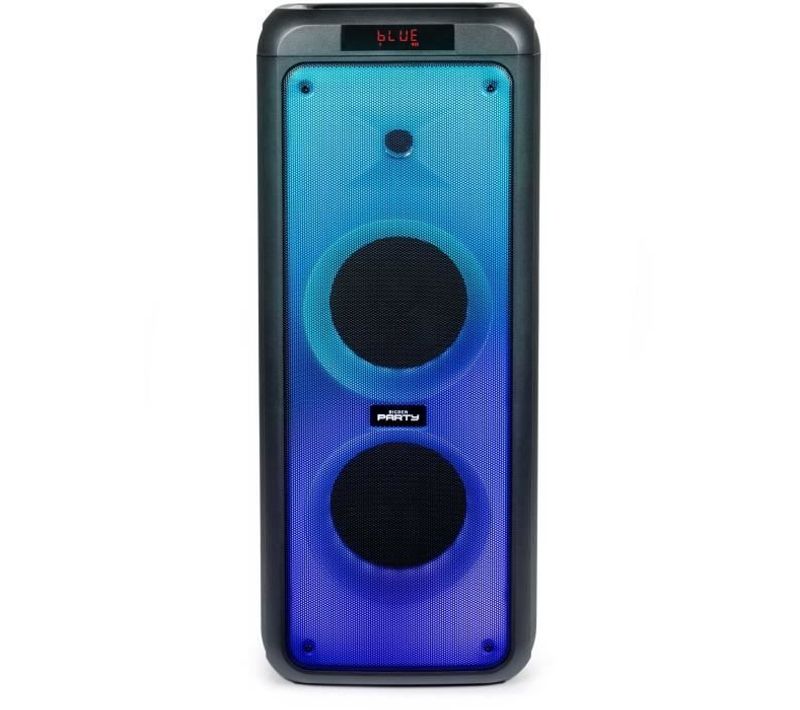 Enceinte Bluetooth Bigben Party - Taille XL - Aux-in - USB - 600 W - Noir