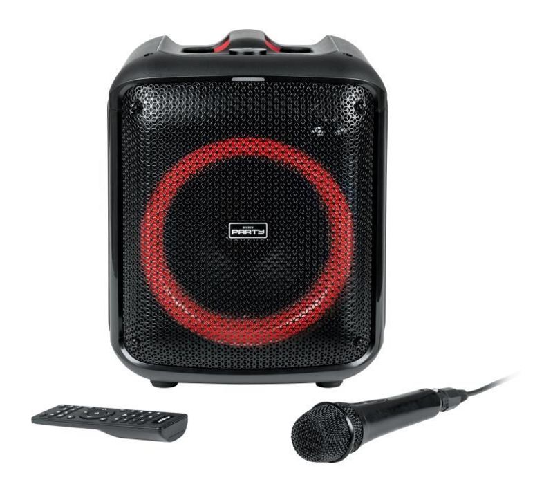 Bigben Partybthpmax - Enceinte Lumineuse Sans Fil - Bluetooth 5.3 - 200w - USB, Sd, Aux-in - Micro F