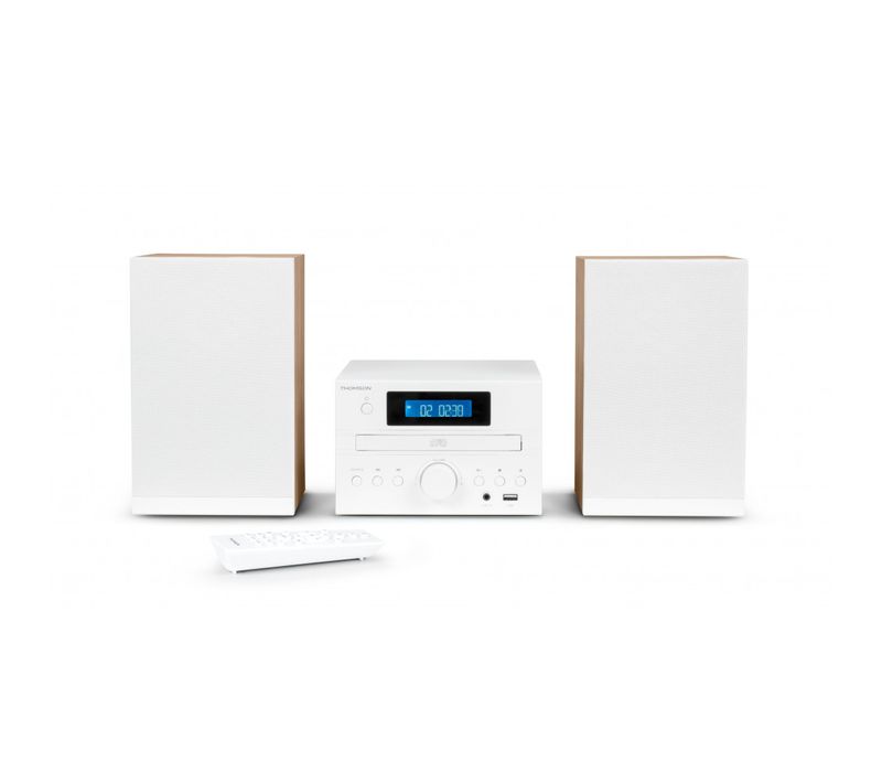 Micro-chaîne Radio Cd Bluetooth Cosy Mic121bt Thomson - Blanc
