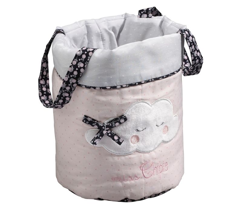 Panières Gigognes En Tissu En Coton  Rose