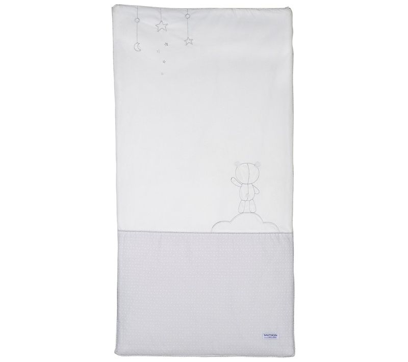 Edredon Pour Lit Bébé En Coton Blanc