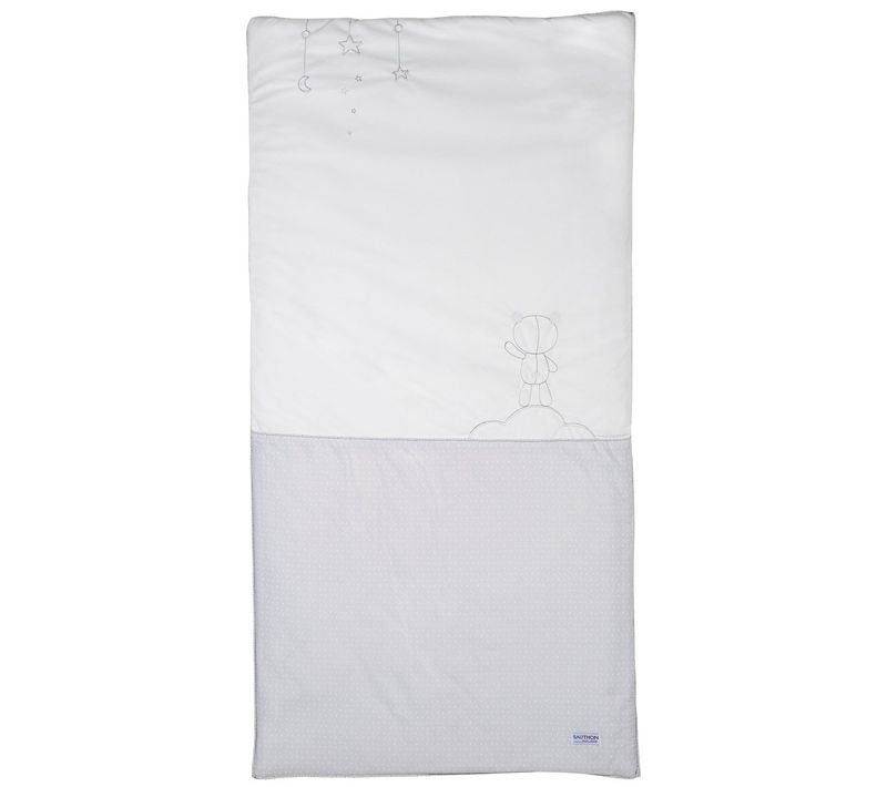 Edredon Pour Lit Bébé En Coton Blanc