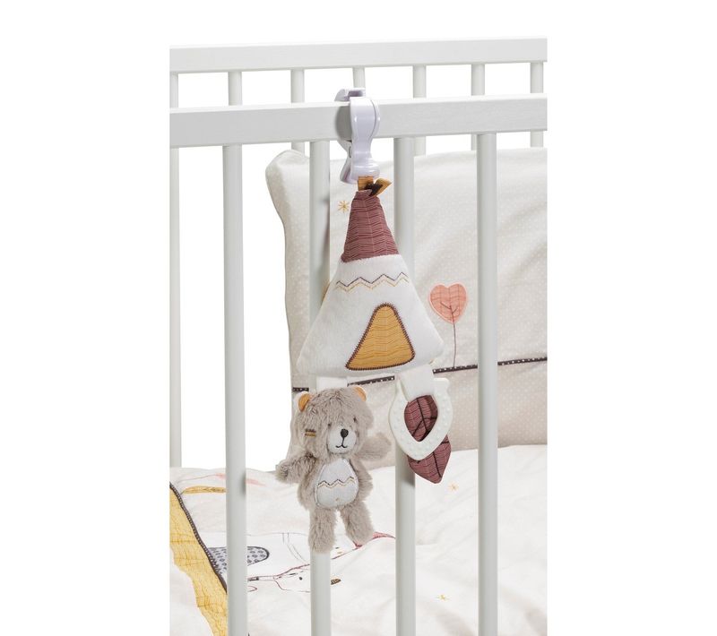 Jouet D'activités Enfant Tipi En Velours Blanc
