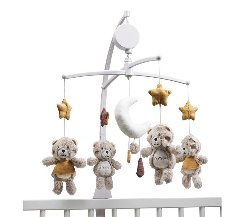 Mobile Musical En Polyester Beige