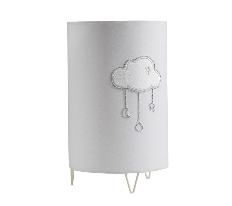Luminaire Avec Détail Nuage En Coton Gris