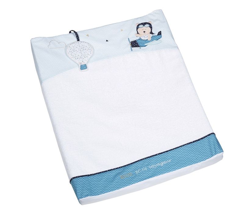 Matelas à Langer 5x53x69cm En Coton Blanc