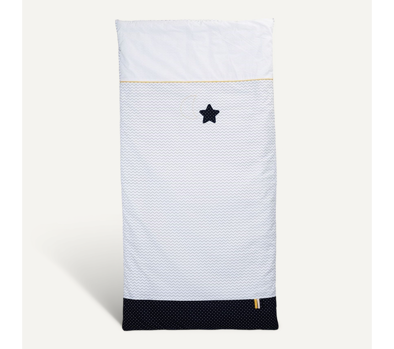 Edredon Pour Lit Bébé En Coton Blanc