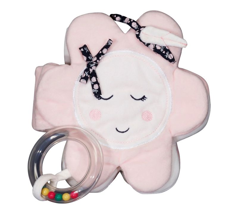 Livre D'eveil En Polyester Rose