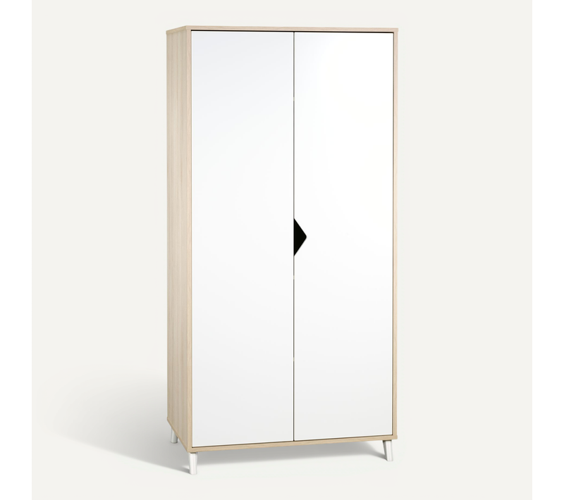 Scandi - Armoire 2 Portes Naturel