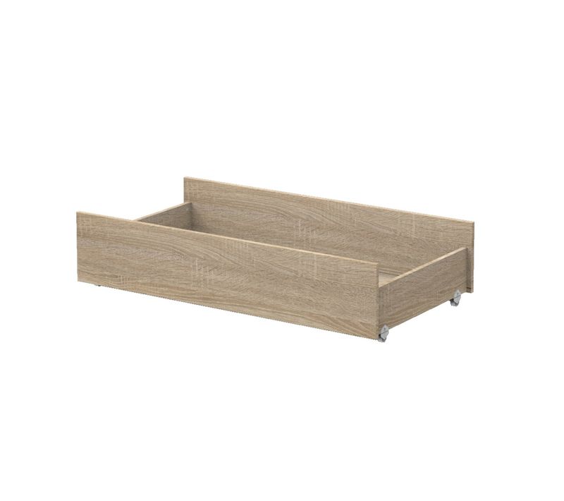 Tiroir Pour Lit Combiné évolutif 27x118x63cm Marron