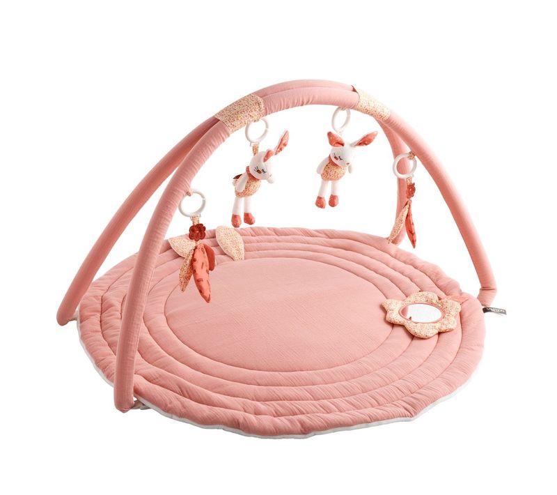 Tapis D'éveil Avec Arches En Coton Rose