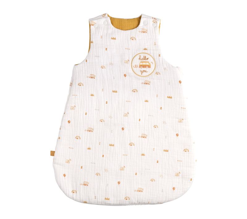 Gigoteuse Naissance 0/1 Mois En Coton Blanc