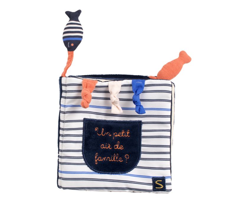 Livre D'éveil Marinière Avec Détail Poisson