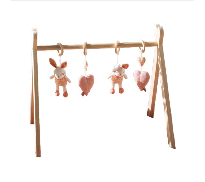 Arche D'éveil Bois Avec 4 Jouets