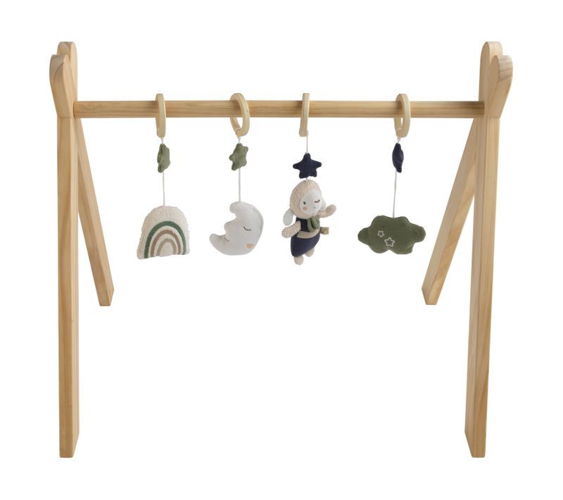 Arche D'éveil Bois Avec 4 Jouets