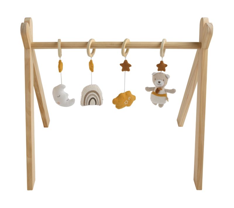 Arche D'éveil Bois Avec 4 Jouets
