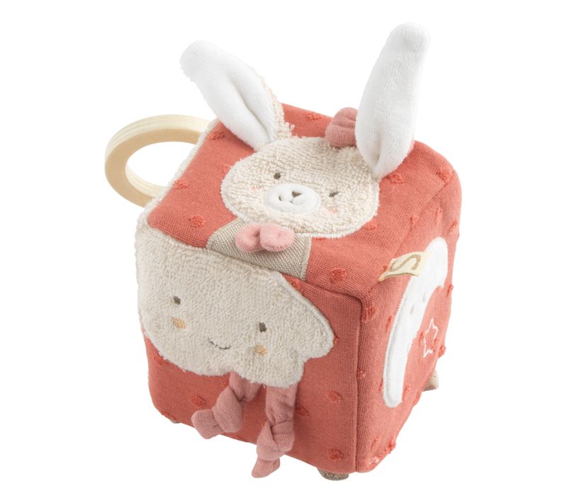 Cube D'activités Bébé En Coton Bio