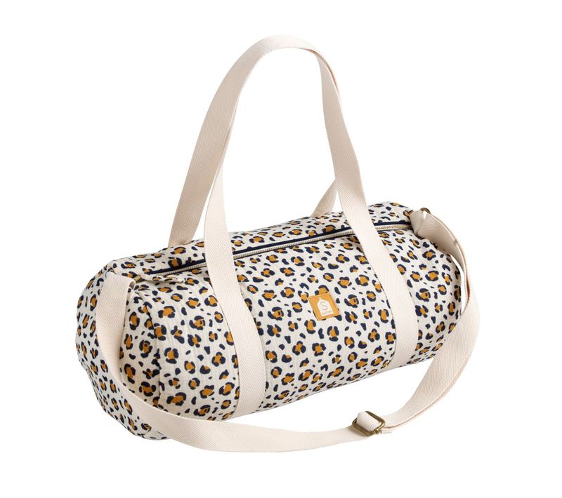 Sac Bowling En Gaze De Coton Léopard