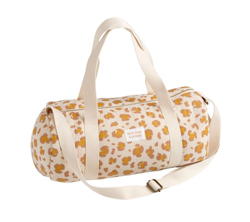 Sac Bowling En Gaze De Coton Léopard