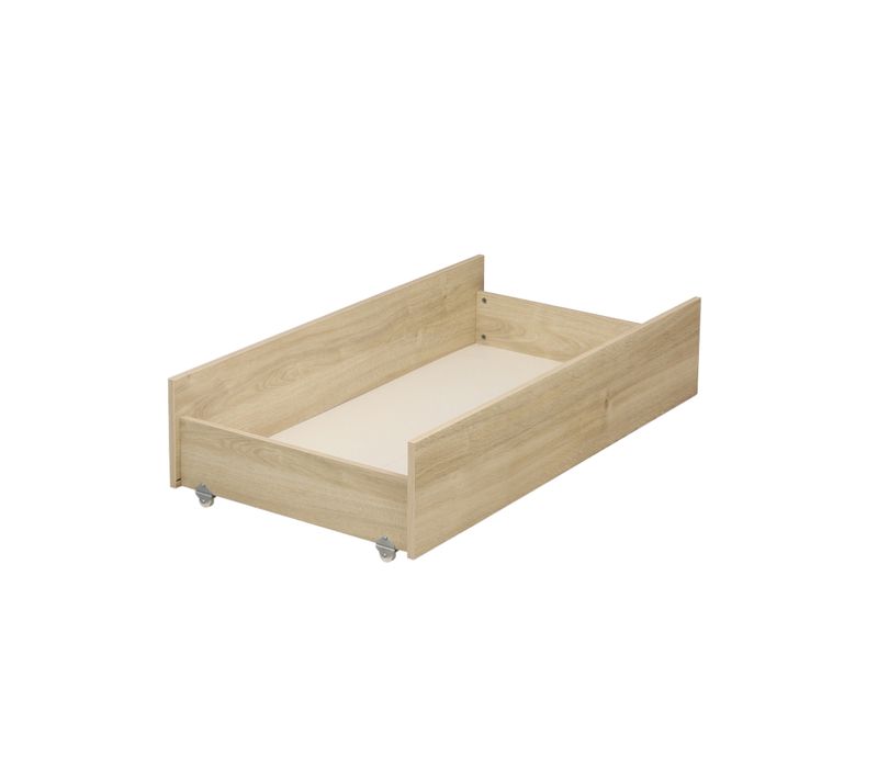 Tiroir Pour Lit Bébé Évolutif - Décor Bois Chêne Sépia