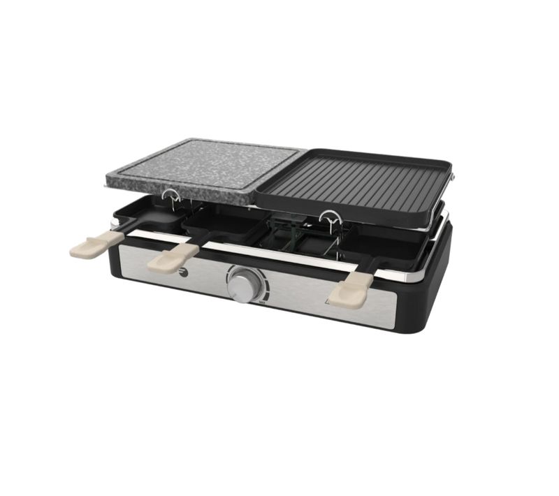 Appareil à Raclette 3en1 8 Personnes 1400w - Fgrg8