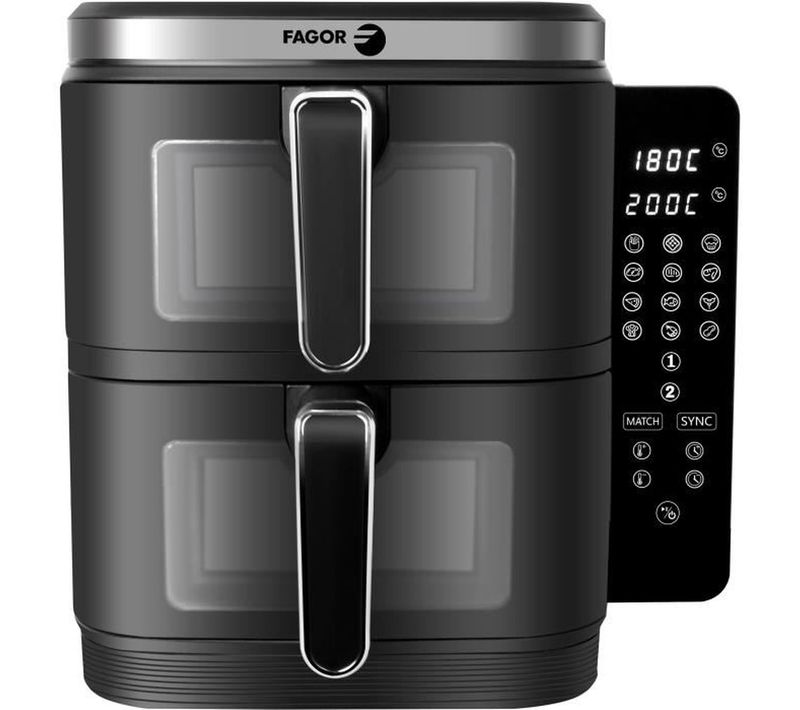 Airfryer Double Panier 11 L, 2800 W, 12 Programmes, Écran LCD