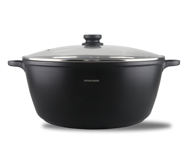 Batterie De Cuisine Arthur Martin Faitout 40cm Am5943 Noir