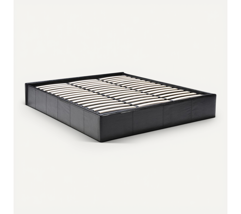 Lit Coffre Torino 160x200 + 1 Sommier / Noir