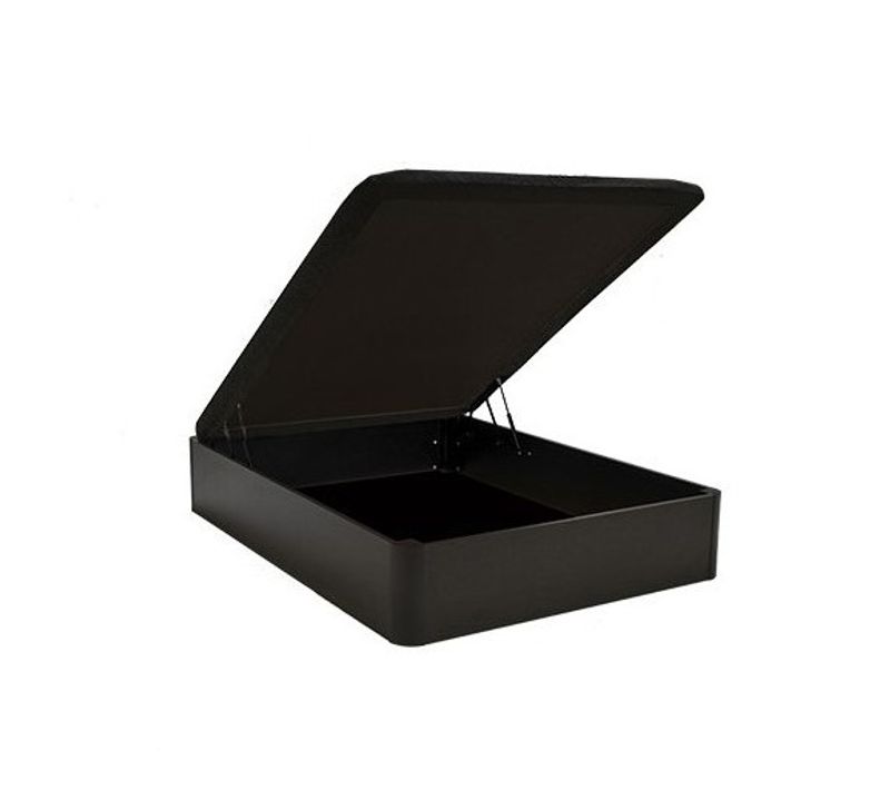 Lit Coffre Spiro 90x200 + 1 Sommier / Noir