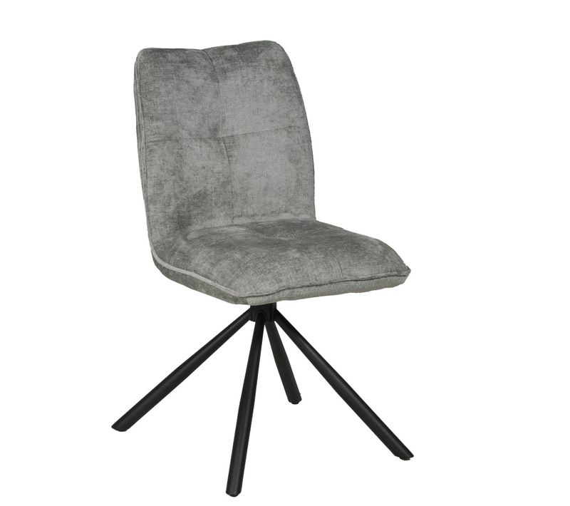 Chaise Pivotante De Salle à Manger Cortina /  Gris Clair