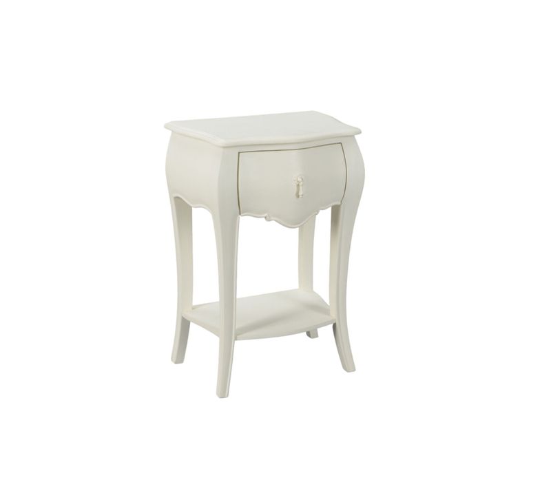 Table De Nuit Baroque En Bois 1 Tiroir 1 Tablette - Muriane